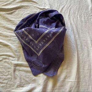 LAURA ASHLEY PURPLE SCARF BANDANA